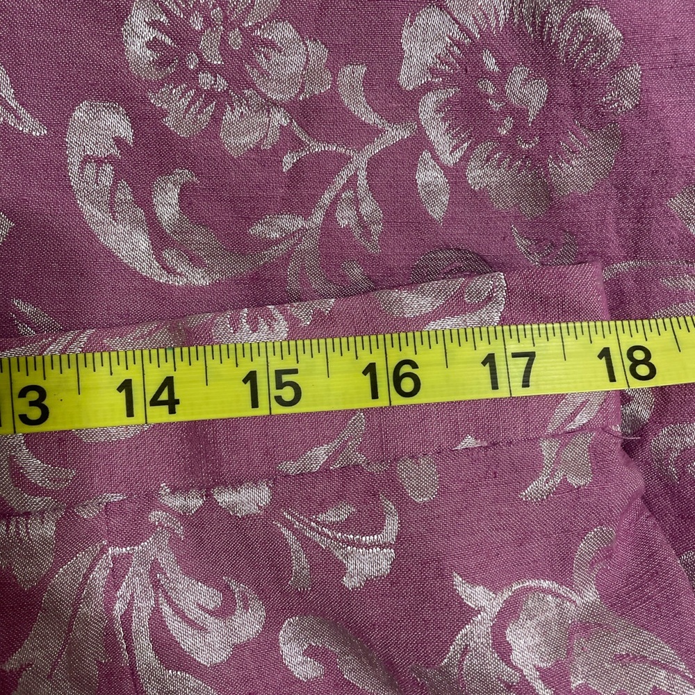 3 Piece Wm suit. Linen- cotton blend. Rose/lavender color. EUC. So feminine. - Picture 15 of 16